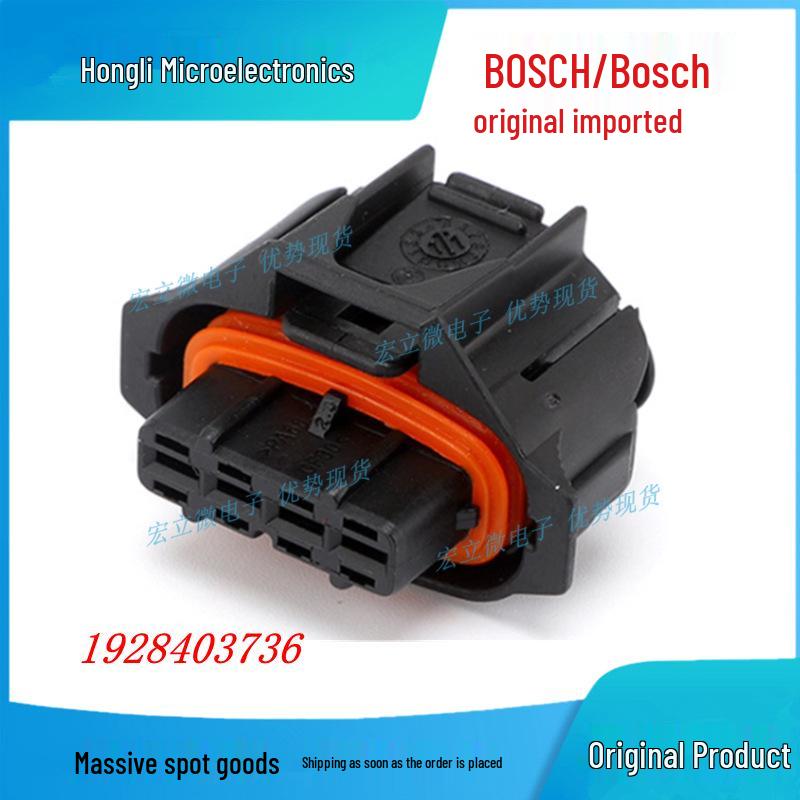 BOSCH Automotive Connector, New, Genuine, Plastic Shell 1928403736