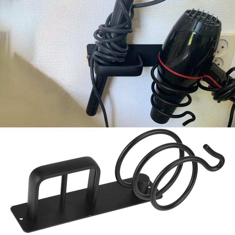 Porta piastra per capelli Organizzatore Portaoggetti per ferro arricciacapelli Porta asciugacapelli Portaoggetti Accessori per il bagno