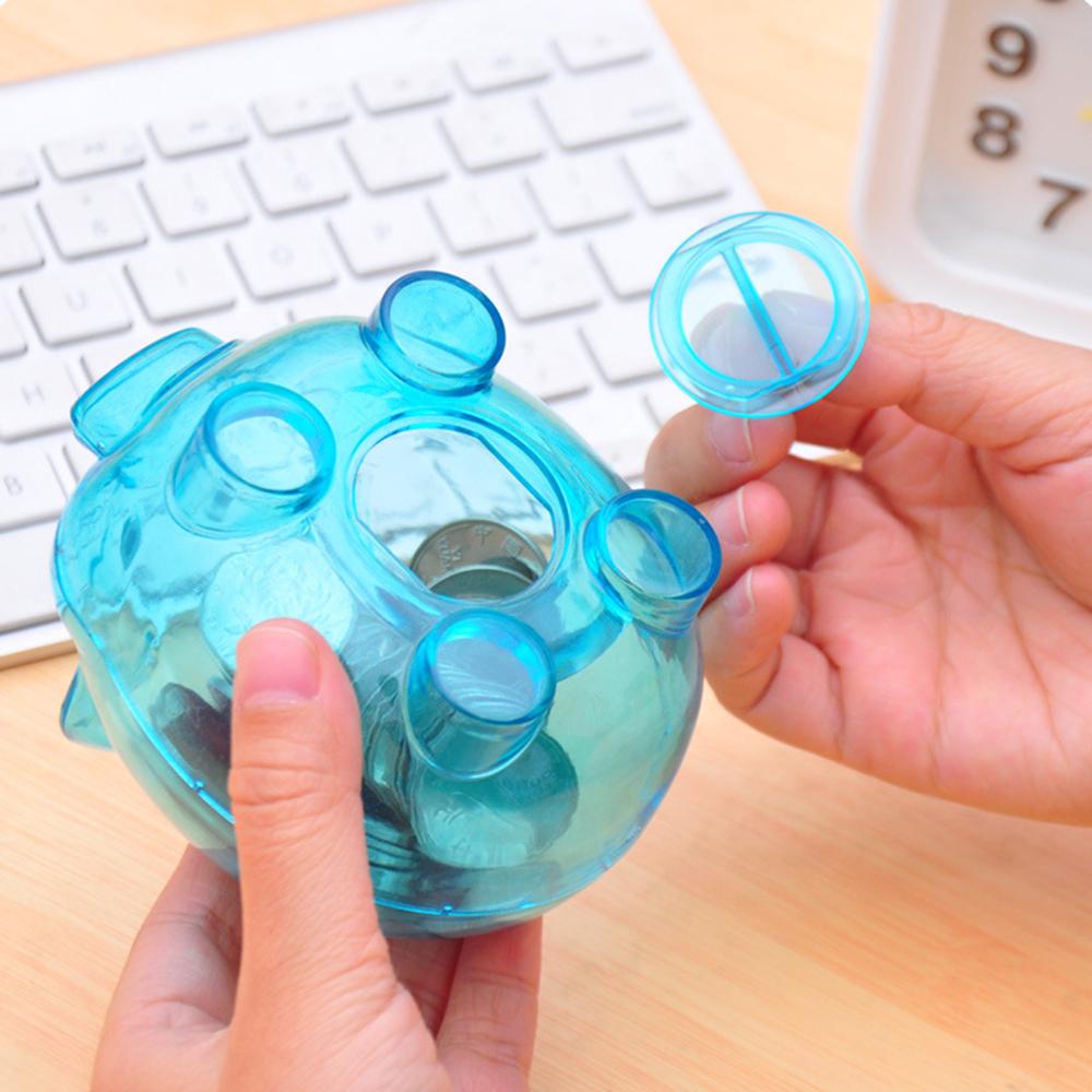 Cute Piggy Bank Coin Money Cash Plastic Collectible Saving Box Pig Toy For  Kids