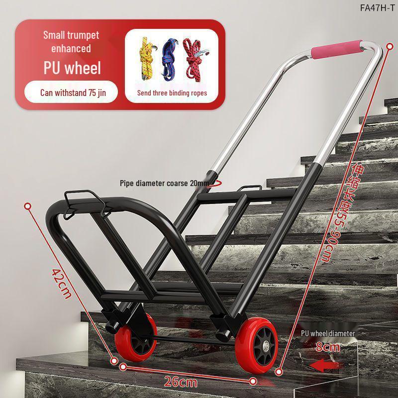 Портативная складная ручная тележка для подъема по лестнице для тяжелых предметов