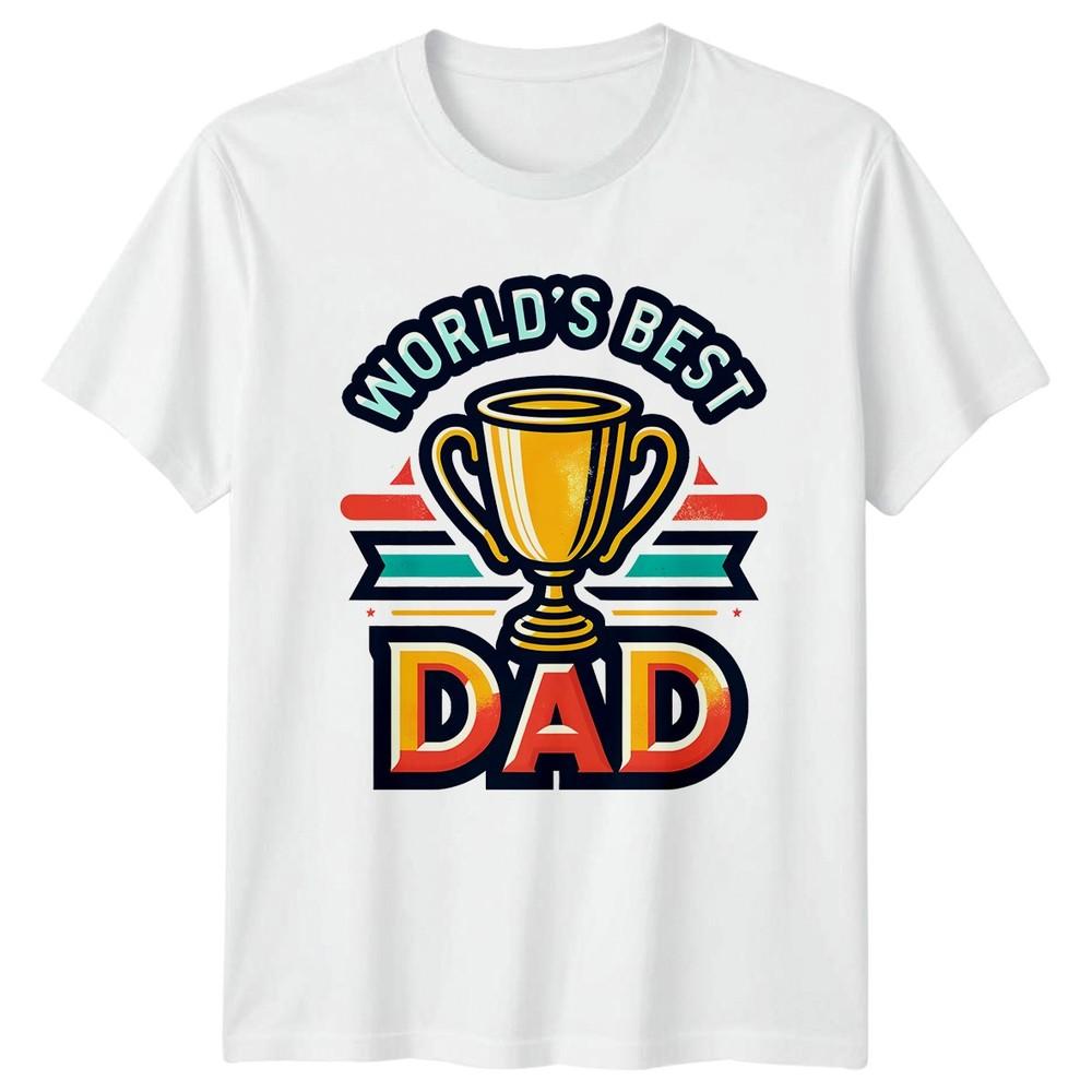 Worlds Best Dad Unisexs TShirt Dad Fatherhood Fathers Day Gift For Him S