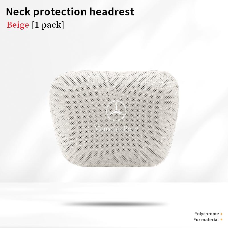 Mercedes Benz A B C E S V R-klass GLB GLC GLE Sprinter Pilot SLK SLC AMG W204 ML Bil Nackstöd för Nacke Säte Mjuk Nackkudde