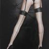 Bas Sensuels Montants avec Rayures Verticales
