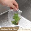 200/100/60/30pcs Disposable Sink Filter Mesh Bags Kitchen Sink Strainer Drain Hole Anti-blocking Garbage Bag Cleaning Strainers Net