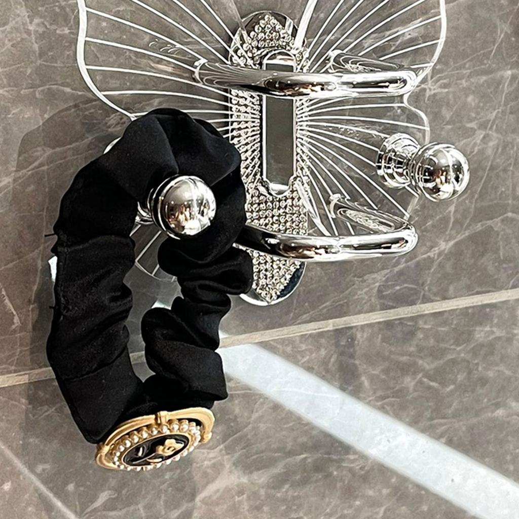 Luxurious Acrylic Comb Holder with Rhinestones Ornament Storage Rack Suitable for Stylish Women and Salon Professionals