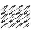 20Pcs Drawer Slide Plastic Stoppers Universal Drawer Track Safety Locking Clips Anti-Drop Cushions for Furniture Repair