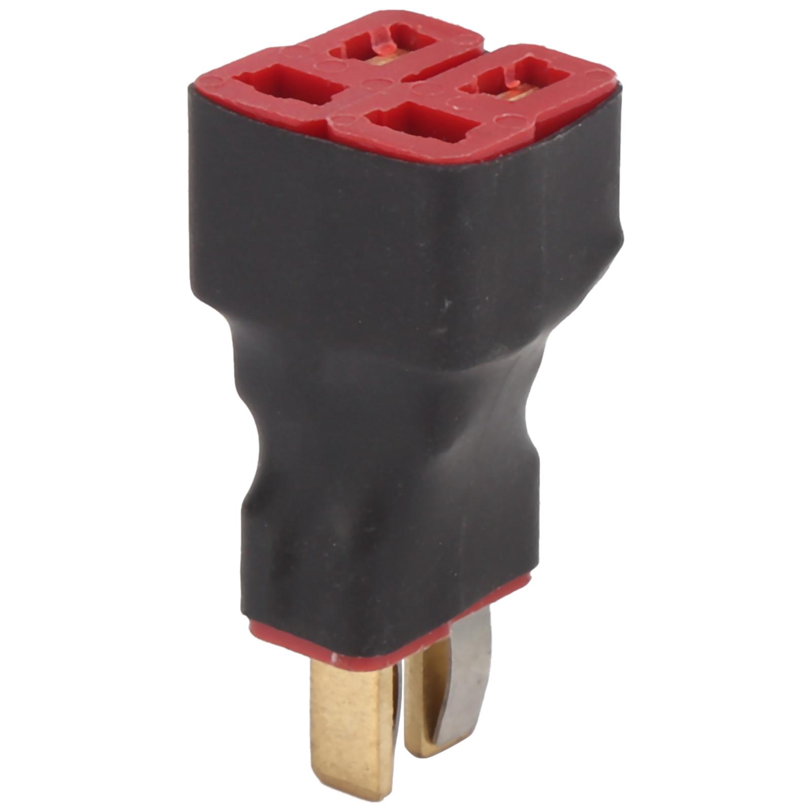 

T Plug Parallel Adapter Connector 1 Male to 2 Female for RC Lipo Battery Control Parts