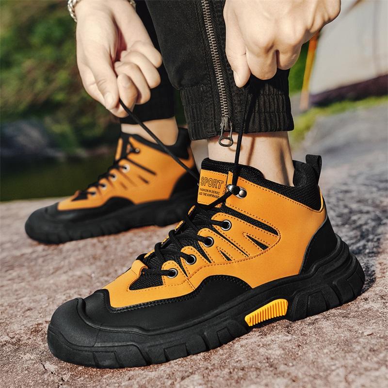 New Autumn Men's Hiking Shoe Anti Slip and Puncture Resistant Training Shoes Casual and Versatile Sports Shoe Trendy and Durable