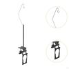 Tank Hook Organizer, Camping Light Holder, Accessory, Black, Ideal for Outdoor Activities