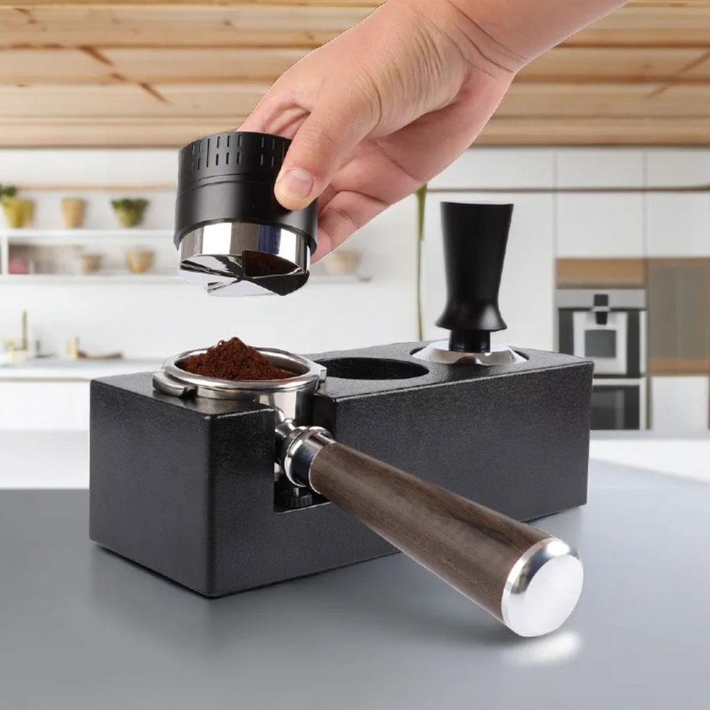 Professioneller Espresso-Tamper Kaffeepulver-Tamper Edelstahlmaterial Kaffee-Gadget Geeignet für den langlebigen Gebrauch