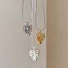 Adjustable Length Pinecone Necklace Jewelry Snake Bone Chain Geometric Necklace  Women