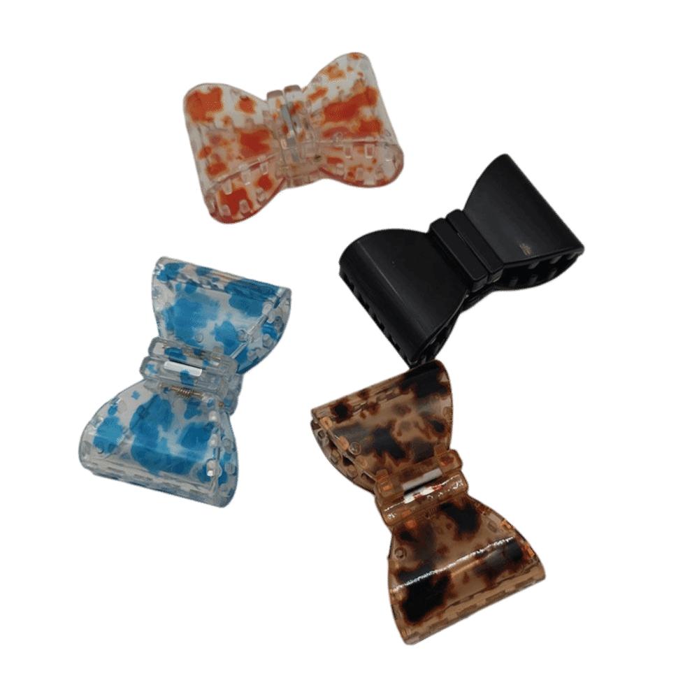 Magnetic Closure Bow Hair Clips Plastic Hair Styling Clips Magnetic Hair Clips Women Hair Decor