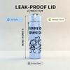 1PC Sister Heart Line Art Quote 750ml Color Plastic Sports Water Bottle Leakproof Flip Straw Lid Suitable for Sports Office Home Use