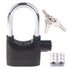 Alarm Lock Aluminum Alloy Anti-theft Lock Cadiado with Alarm