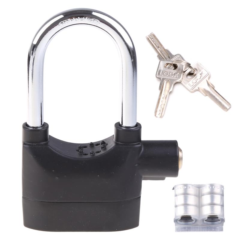 Alarm lock aluminum alloy anti-theft lock cadiado with alarm HSJHD-09