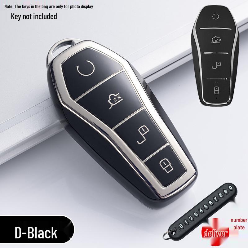 BYD Key Case for Dolphin, Song Plus, Qin DMi, Han EV, Yuan Pro, Tang, Seal, Destroyer 05 Car Models