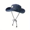 Wide Brim Bucket Hat for Men Women - Summer Breathable Sun Hat for Outdoor Camping, Hiking, Beach, Fishing & Music Festivals