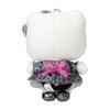 Sanrio Mascot Holder Hello Ages 6 and 315419 (Monotone Animal), Kitty, Polyester, Up,