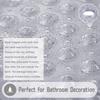 Suction Cup Bath Mat Non-Slip Shower Mat Bathtub Rug with Drain Holes Machine Washable Bathroom Rug for Safe Shower Bath Use