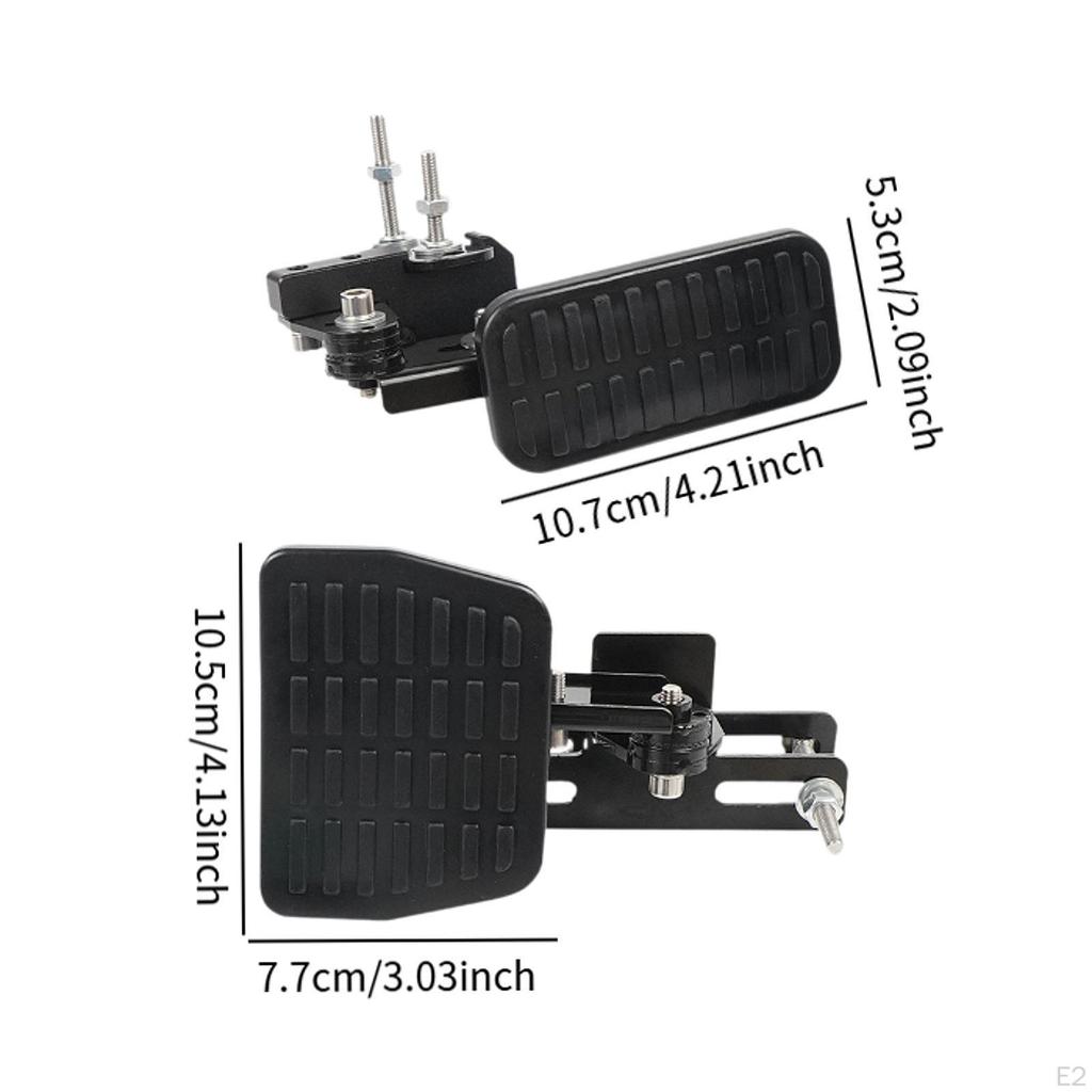 Gas and Brake Pedal Extenders Adjustable Utility Assembly Repair Parts Extension Directly