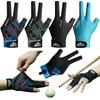 Billiard Gloves Three Finger Gloves Elastic 3 Finger Snooker Glove Adjustable Billiard Training Gloves for Men Women Left Hand