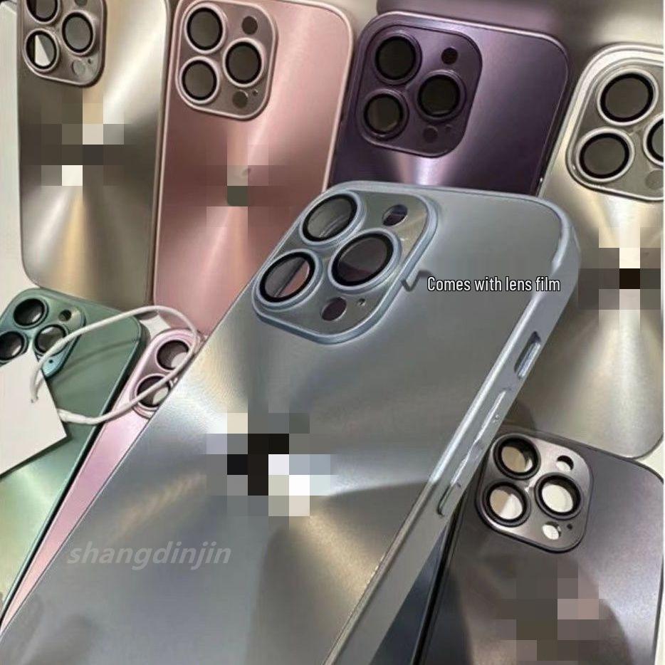 Capa Aurora à Prova de Queda para iPhone 17 Pro Max com Película para Lente e Capa Rígida para uma Sensação Premium