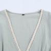 European and American Style, New Women's Clothing, Foreign Style, Fashionable Holiday Style Embroidered Top 3564071