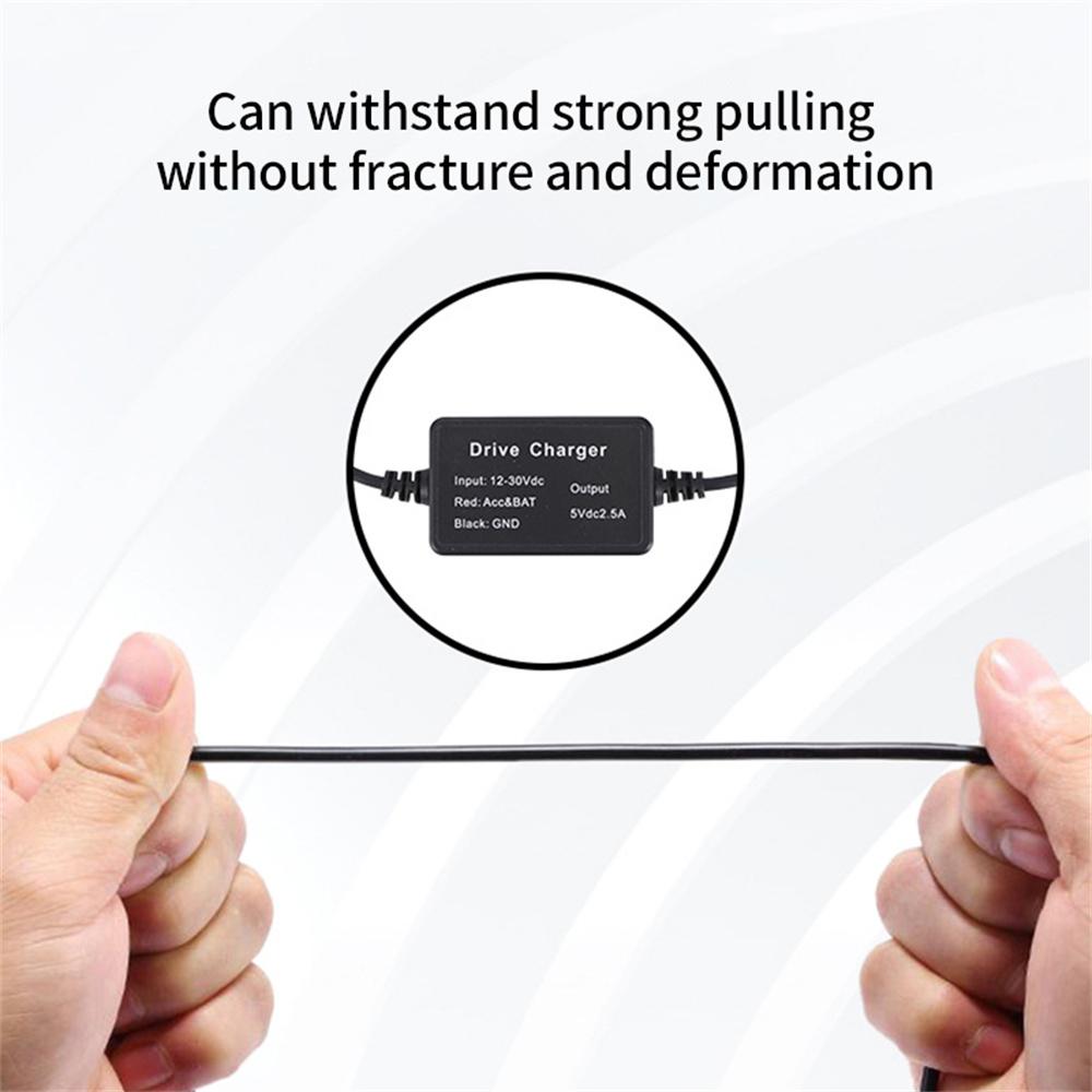 Car Dash Cam DVR Hardwire Kit Video Recorder Mini/ Micro USB Charger Line Kit