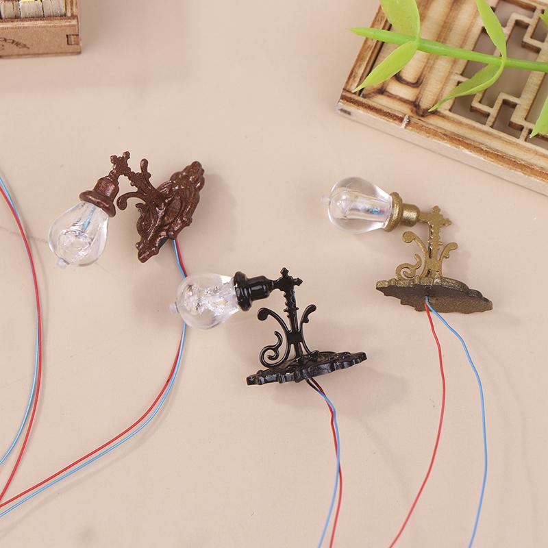 Miniatur Puppenhaus Wandlampe Licht Schreibtischlampe Mini LED Beleuchtung Heimdekoration Puppenmöbel Spielzeug Kann Hell Sein