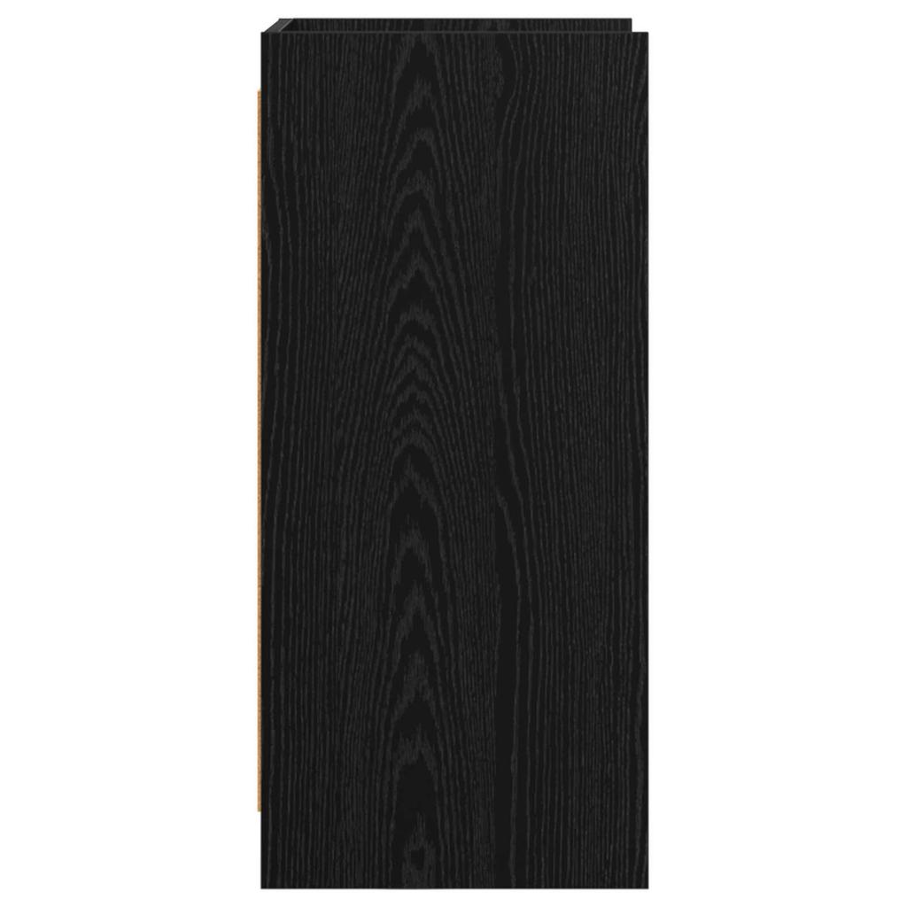 Sideboard Black Oak 40 X 36 X 80 Cm Engineered Wood