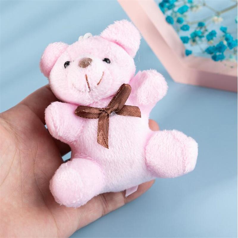 Bow Tie Bear Plush Toys Small Pendant Mini Cute Soft Stuffed Bears Toy Wedding Activity Gifts Doll for Kids10CM