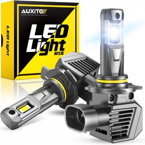 AUXITO 9012 HIR2 LED light Bulb Kit High Low Beam White 8000LM Super Bright 88W