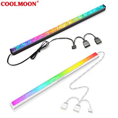 COOLMOON Diamond ARGB LED Strip Light 5V 3Pin/Small 4Pin Magnetic Colorful Atmosphere DIY Lamp Bar for PC Computer Case Chassis