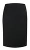 Syvent Black Office Plus Office Tight Suit Solid Business Pencil Skirt with Slit Women's Skirt, Size, Skirt, Skirt, Color,
