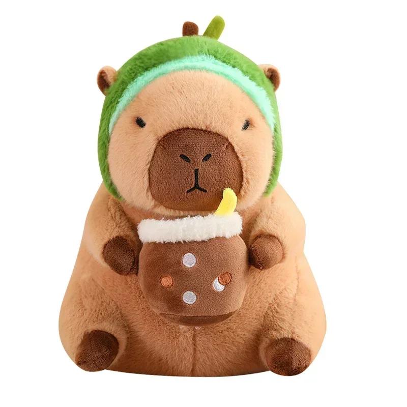 Anime Capybara Bread Plush Toy Creative Stuffed Animals Capybara Toast Doll Girl Birthday Toys Girlfriend Cute Gift