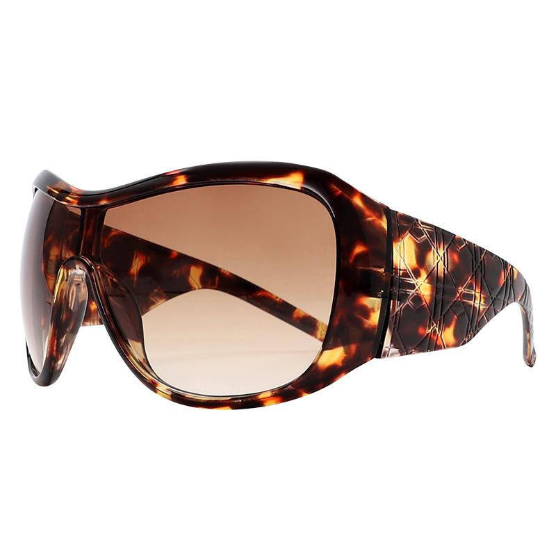Quality large frame mask sunglasses outdoor YK European and American trend fashion sunglasses sports sunglasses