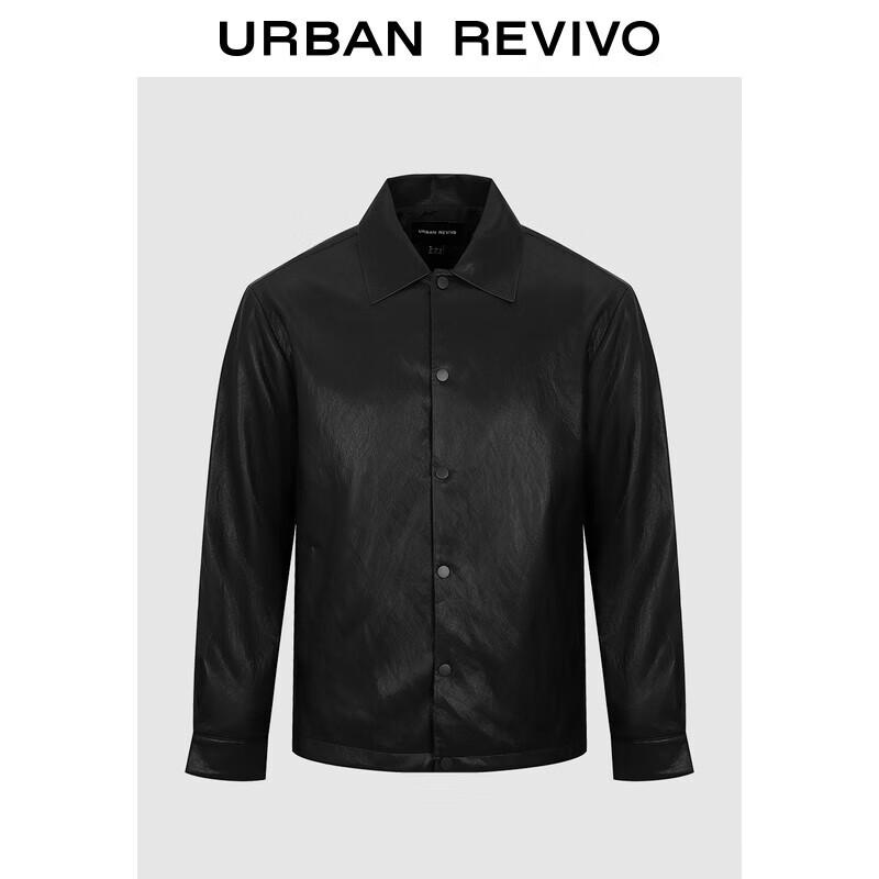 

UR Men s Autumn Fashion PU Jacket L