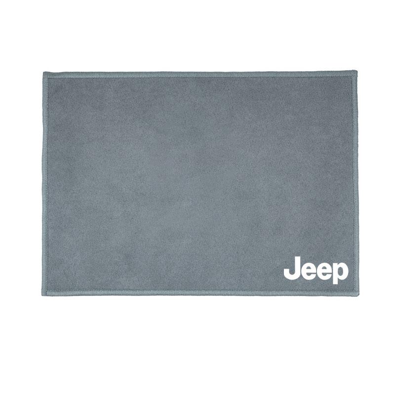 

For Jeep Car Microfiber Cleaning Towel Wipe Drying Cloth Clean Tools For Jeep Grand Cherokee Wrangler JK Gladiator Compass Re серый