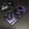 Phone Case for iPhone 17 Air 11 12 13 Pro Max 14 15 16 Plus 16e Soft Shell Fashion Totem Dragon