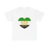 Heart Flag of Afghanistan 1992-2001 - T Shirt