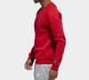 Adidas Sweatshirts Men's Light Scarlet Crew Neck Moderate Regular FU6221