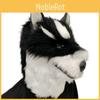Elastic Plush Wolf Head Mask For Costume Parties And Festive Celebrations