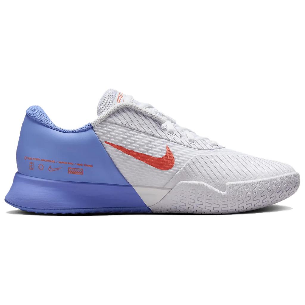 Nike Air Zoom Vapor Pro 2 Comfortable Versatile Durable Low-Top Tennis Shoes Women Sneaker White DR6192-110