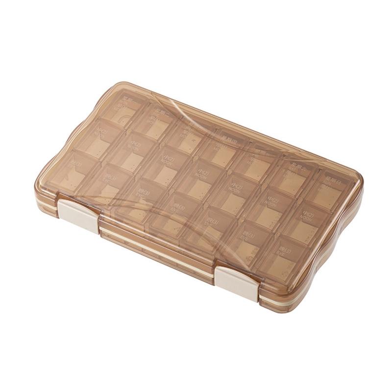 Pill Medicine Box Holder 21/28 Grids Weekly Storage Organizer Container Case for Outdoor Traveling Camping Portable