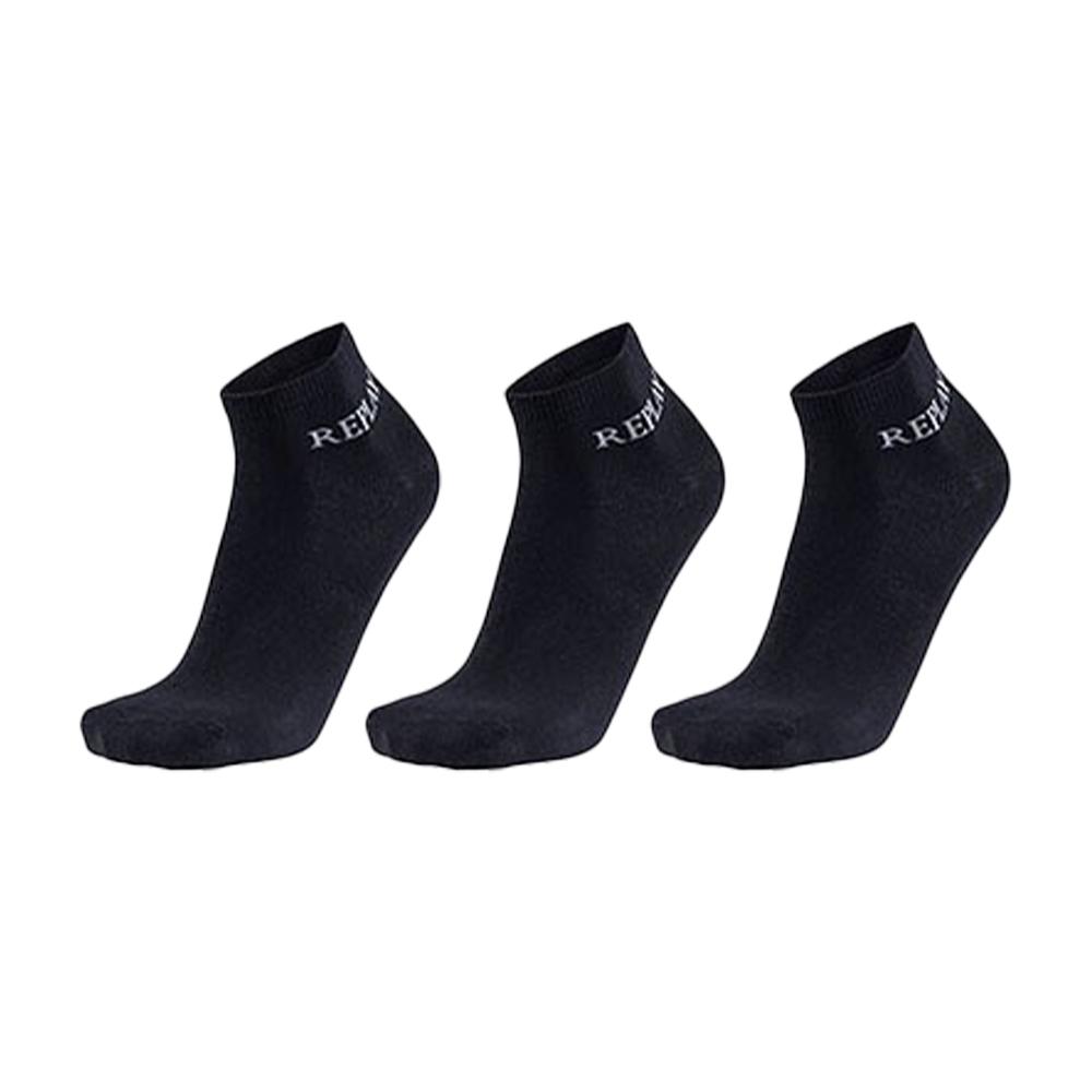 Replay Unisex Adult Banderole Low Cut Socks (Pack of 3)
