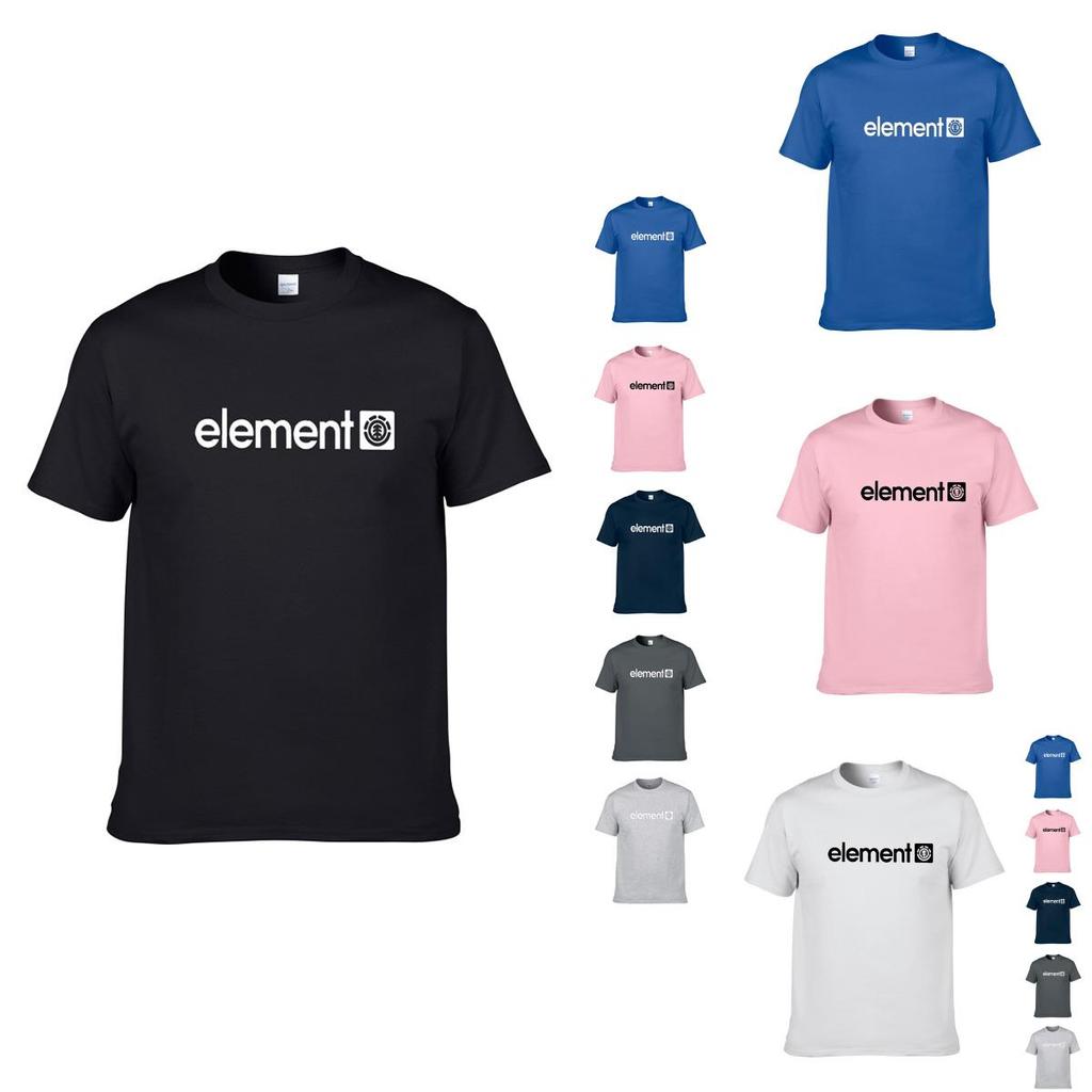 Premium Cotton Blend Element Printing Tees For Men And Women With Short Sleeves