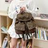 Lightweight Backpack Women'S Autumn And Winter Fashion Leisure Large Capacity Leopard Print Versatile Backpack Small Schoolbag