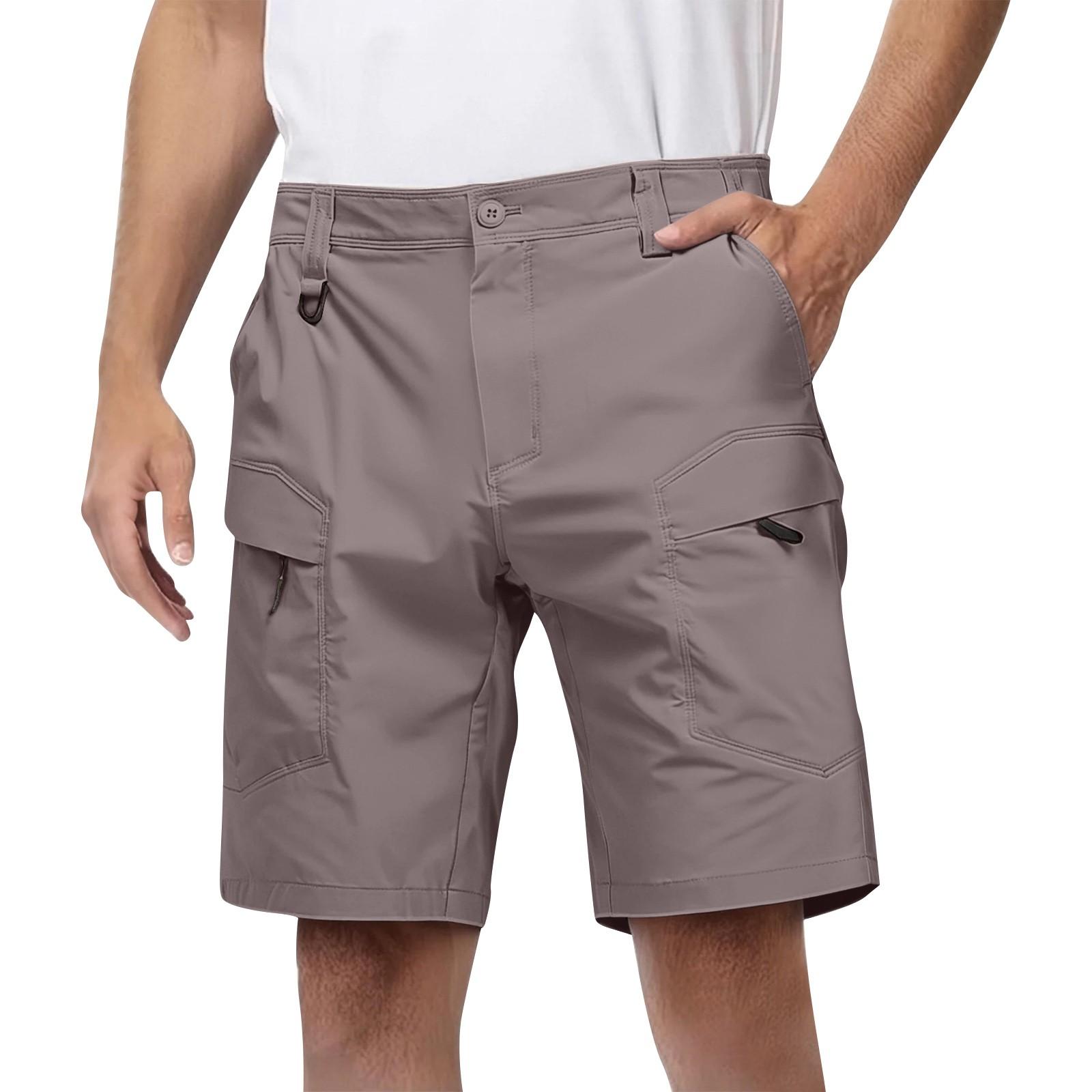 

Men s Classic Fit Cargo Shorts with Multiple Pockets, Lightweight Cotton , Durable Outdoor Wear L верблюд