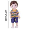 16cm/6.3in Cute Little Doll, Little Boy Doll, Cute Changing Clothes, Birthday and Holiday Gifts for Boys and Girls