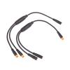 E-Bike Signal Sensor Waterproof Y-Splitter 1T2 3 Pin Connector Cables Sensor For Bafang Electric Scooter Bicycle Cord Parts